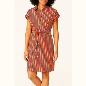 Tommy Hilfiger Freeport Stripe Shirt Dress – 100% Cotton, Size 6​